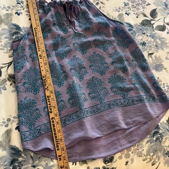 Anthropologie purple silk - Picture 9 of 9